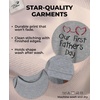 image:imageTstars Our First Fathers Day Dad and Baby Matching Shirts  New Dad Gift Set with Mens Tee and Infant BodysuitDad Gray  Baby Gray