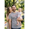 image:imageTstars Our First Fathers Day Dad and Baby Matching Shirts  New Dad Gift Set with Mens Tee and Infant BodysuitDad Gray  Baby GrayWhite