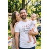 image:imageTstars Our First Fathers Day Dad and Baby Matching Shirts  New Dad Gift Set with Mens Tee and Infant BodysuitDad White  Baby White