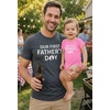image:imageTstars Our First Fathers Day Dad and Baby Matching Shirts  New Dad Gift Set with Mens Tee and Infant BodysuitFeet  Heather Dark Gray Dad  Wow Pink Baby