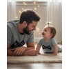 image:imageTstars Pizza Dad and Kid Matching Shirts  Funny Fathers Day Dad Tee with Toddler Shirt for Boys Girls