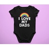 image:imageTstars Pride Baby Bodysuit  Rainbow Infant One Piece Love Equality Gift for LGBTQ ParentsDads  Black