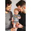 image:imageTstars Pride Baby Bodysuit  Rainbow Infant One Piece Love Equality Gift for LGBTQ ParentsDads  Gray