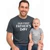 Feet / Heather Dark Gray (Dad) / Gray (Baby)