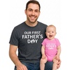 Feet / Heather Dark Gray (Dad) / Wow Pink (Baby)