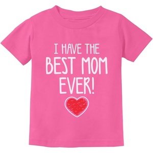 image:imageTstars Best Mom Ever Kids Shirt for Mothers Day  My Heart Belongs to Mommy Dino TShirt for Toddler amp YouthBest Ever  Pink