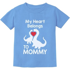 image:imageTstars Best Mom Ever Kids Shirt for Mothers Day  My Heart Belongs to Mommy Dino TShirt for Toddler amp YouthDino Belongs  California Blue