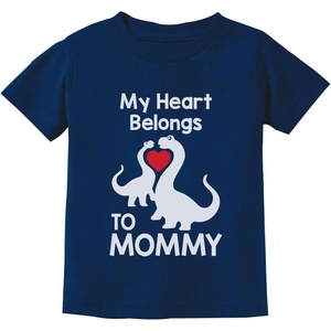 image:imageTstars Best Mom Ever Kids Shirt for Mothers Day  My Heart Belongs to Mommy Dino TShirt for Toddler amp YouthDino Belongs  Navy