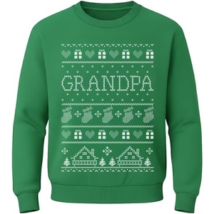 image:imageTstars Grandma and Grandpa Christmas Sweatshirt Festive Holiday Pullover Xmas Sweater Style for GrandparentsGrandpa  Green