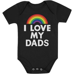 image:imageTstars Pride Baby Bodysuit  Rainbow Infant One Piece Love Equality Gift for LGBTQ ParentsDads  Black