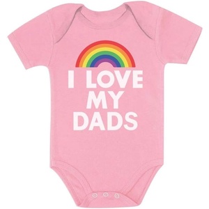 image:imageTstars Pride Baby Bodysuit  Rainbow Infant One Piece Love Equality Gift for LGBTQ ParentsDads  Pink