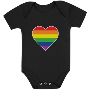 image:imageTstars Pride Baby Bodysuit  Rainbow Infant One Piece Love Equality Gift for LGBTQ ParentsHeart  Black