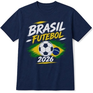 image:imageUSA Canada Football Championship 2026 Soccer Shirt  International Football Fan Tee  Game Day Apparel for Men TShirtBrasil  Navy