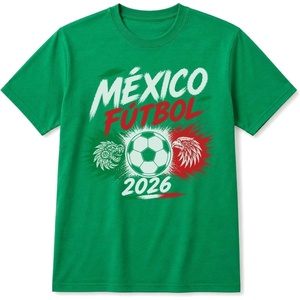 image:imageUSA Canada Football Championship 2026 Soccer Shirt  International Football Fan Tee  Game Day Apparel for Men TShirtMexico  Turf Green