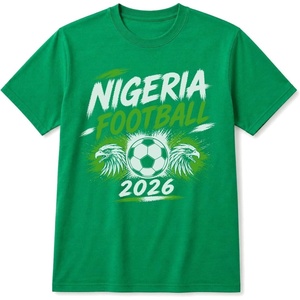 image:imageUSA Canada Football Championship 2026 Soccer Shirt  International Football Fan Tee  Game Day Apparel for Men TShirtNigeria  Turf Green