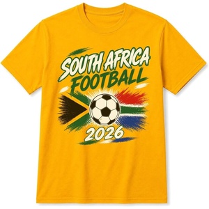 image:imageUSA Canada Football Championship 2026 Soccer Shirt  International Football Fan Tee  Game Day Apparel for Men TShirtSouth Africa  Yellow