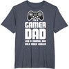 image:imageGamer Dad  Gift for Fathers Cool Dads Gaming TShirtHeather Blue