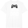 image:imageGamer Dad  Gift for Fathers Cool Dads Gaming TShirtWhite