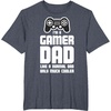 image:imageGamer Dad Shirt Gifts for Men Fathers Day Gaming TShirtHeather Blue