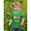 image:imageTstars 4th Birthday Tractor Construction Party Boys Personalized Toddler Kids TShirtBlack