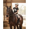 image:imageTstars Fitted Tee for Girls 4th of July Valentines Shirt  Patriotic American Cute Kids Heart Graphic Horse TShirtHorses  Black