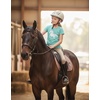 image:imageTstars Fitted Tee for Girls 4th of July Valentines Shirt  Patriotic American Cute Kids Heart Graphic Horse TShirtHorses  Chill Blue