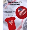 image:imageTstars Fitted Tee for Girls 4th of July Valentines Shirt  Patriotic American Cute Kids Heart Graphic Horse TShirtWhite