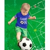 image:imageTstars Game On Toddler Soccer Outfit  Kids Football Jersey for Girls or Boys  Toddler Boy Jersey Shirt Gift TeeBlue