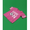 image:imageTstars Game On Toddler Soccer Outfit  Kids Football Jersey for Girls or Boys  Toddler Boy Jersey Shirt Gift TeeWow Pink
