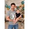 image:imageTstars Papa Saur Dad TShirt Funny Dinosaur Shirt for Me  Fathers Day Tee Gift for New Dad Birthday OutfitGray