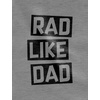 image:imageTstars Rad Dad  Rad Like Dad Father Shirt amp Son Bodysuit Funny Dad amp Me Matching SetDad Black  Son Black