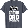 image:imageGamer Dad  Gift for Fathers Cool Dads Gaming TShirtHeather Blue