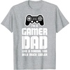 image:imageGamer Dad  Gift for Fathers Cool Dads Gaming TShirtHeather Grey