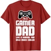 image:imageGamer Dad Shirt Gifts for Men Fathers Day Gaming TShirtCranberry Red