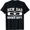 image:imageNew Dad Rookie Department shirt Gifts for Father TShirtBlack