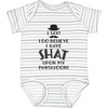 image:imageTstars Funny Baby Bodysuit  I Do Believe I Have Shat Upon My Pantaloons Infant Outfit Gift for Newborn Boy or GirlGray Stripes