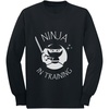 image:imageTstars Long Sleeve Martial Arts Gift for Kids  Ninja in Training Shirt for Toddler Boys and GirlsBlack