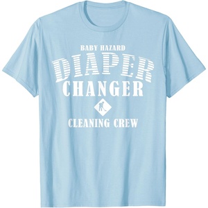image:imageDiaper Changer First Fathers Day Gift for Dad Papa Funny TShirtBaby Blue