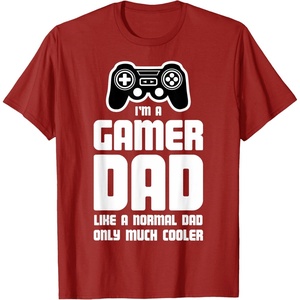 image:imageGamer Dad Shirt Gifts for Men Fathers Day Gaming TShirtCranberry Red