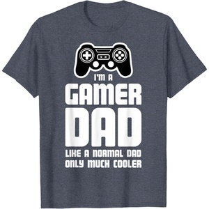 image:imageGamer Dad Shirt Gifts for Men Fathers Day Gaming TShirtHeather Blue