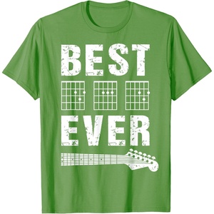 image:imageGuitar for Men Fathers Day Dad Gifts Musician Guitarist TShirtGrass Green