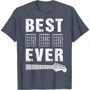 image:imageGuitar for Men Fathers Day Dad Gifts Musician Guitarist TShirtHeather Blue