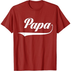 image:imagePapa Cool logo Funny Gifts for Dads Fathers Day Dad Joke TShirtCranberry Red