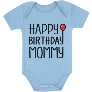 image:imageTstars Happy Birthday Mommy Outfit  Baby Bodysuit Gift for Mom from Infant Boys amp Girls Photo OutfitAqua