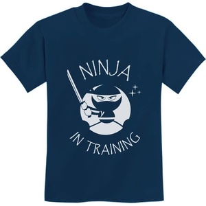 image:imageTstars Ninja in Training TShirt for Kids Boys Girls  Martial Arts Gift for Young Warrior NinjaInspired TshirtNavy