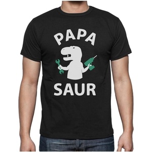 image:imageTstars Papa Saur Dad TShirt Funny Dinosaur Shirt for Me  Fathers Day Tee Gift for New Dad Birthday OutfitBlack