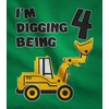 image:imageTstars 4th Birthday Construction Truck Shirt  Im Digging Being 4 Long Sleeve Tee for Toddler Boys amp KidsRed