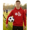 image:imageTstars Eat Sleep Soccer Repeat Hoodie  Sporty Sweatshirt Men amp Boys  Gift for Coaches Teen Players and Sports FansRed