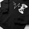 image:imageTstars Gamer Hoodie for Boys  Youth Gaming Pullover with Controller Graphic  Gift Idea for Kids and Teen GamersBlack