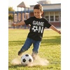 image:imageTstars Soccer TShirt for Kids  Game On Youth Tee Gift for Boys and Girls Who Love Playing or Watching the SportBlack